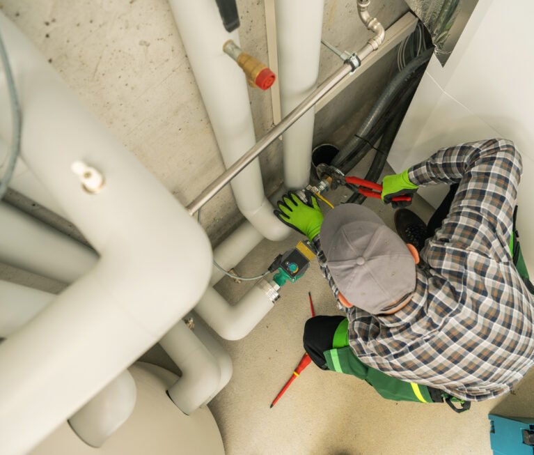 The Plumbing Job Performed by Plumber