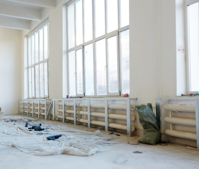 Empty room waiting for renovation